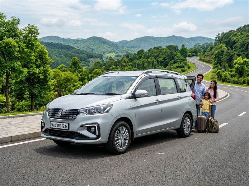 7 Seater Vehicles - Maruti Ertiga and Kia Carens Rental in Visakhapatnam